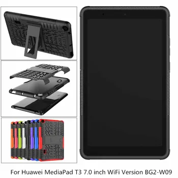 Heavy Duty Silicon + PC Back case For Huawei MediaPad T3 7 WiFi Version BG2-W09 Tablet Case Stand Protect shell Cover + pen
Heavy Duty Silicon + PC Back case For Huawei MediaPad T3 7 WiFi Version BG2-W09 Tablet Case Stand Protect shell Cover + pen