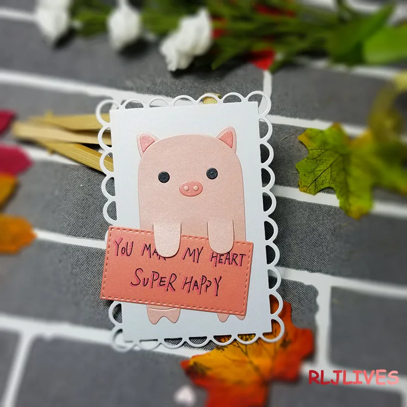 Pig Metal Cutting Dies DIY Scrapbooking Card Stencil Paper Craft Handmade Album Handbook Decoration
Pig Metal Cutting Dies DIY Scrapbooking Card Stencil Paper Craft Handmade Album Handbook Decoration