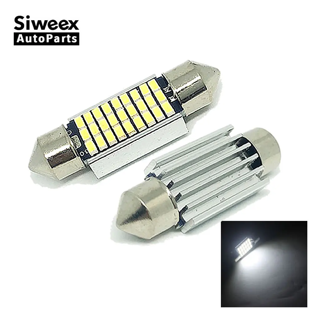 2 Pcs 31MM 36MM 39MM 41MM Car LED C5W Interior Festoon Lights Dome Door Lamp 18 27 30 33 SMD 3014 White Bulbs 12V DC
2 Pcs 31MM 36MM 39MM 41MM Car LED C5W Interior Festoon Lights Dome Door Lamp 18 27 30 33 SMD 3014 White Bulbs 12V DC