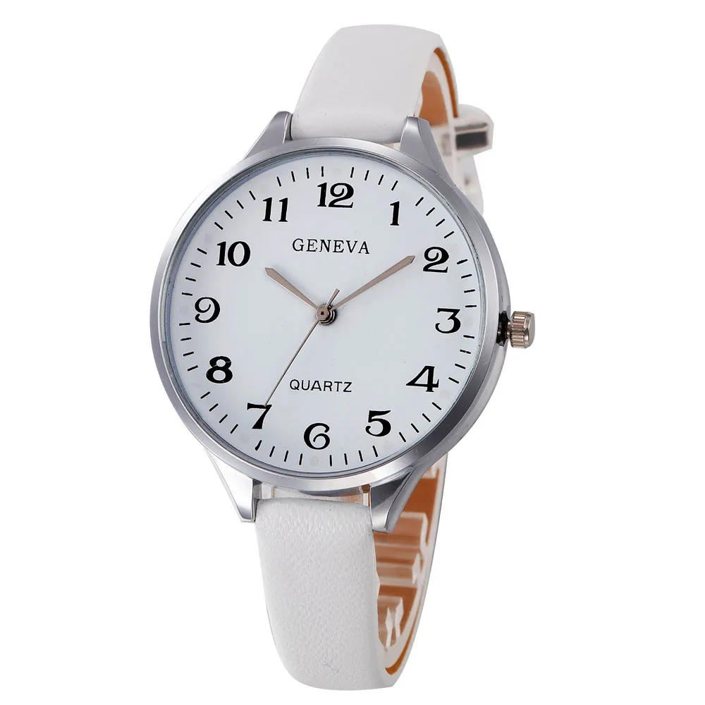 

Women's Watches Fashion Geneva Brand Roman Numeral Montre Femme Acier Inoxydable Wristwatch Luxury Glass Gemstone Clock@50