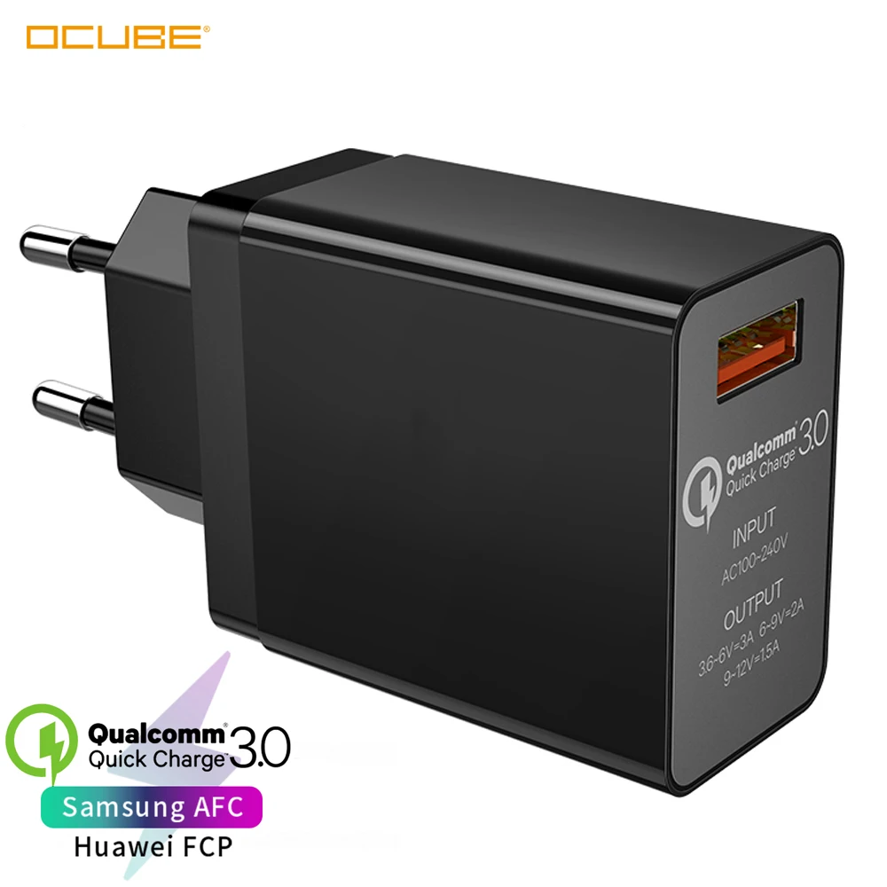 18w Quick Charge 3.0 Fast Mobile Phone Charger Eu Plug Wall Usb Charger Adapter For Xiaomi Redmi Note 7 Huawei P30 Pro P20 Lite
18w Quick Charge 3.0 Fast Mobile Phone Charger Eu Plug Wall Usb Charger Adapter For Xiaomi Redmi Note 7 Huawei P30 Pro P20 Lite