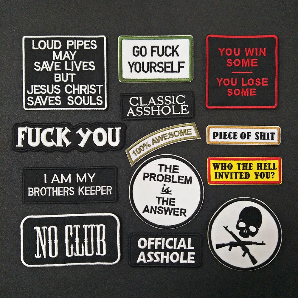 Iron On skull Patch Embroidered skeleton Applique Sewing Label punk biker Patches Clothes Stickers Apparel Accessories Badge
Iron On skull Patch Embroidered skeleton Applique Sewing Label punk biker Patches Clothes Stickers Apparel Accessories Badge