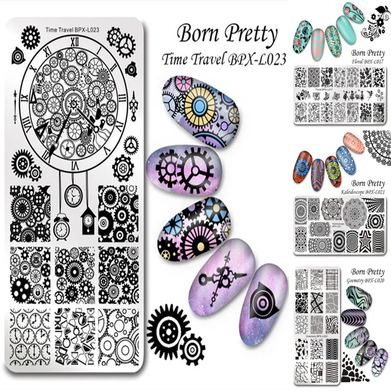 1 Pc BORN PRETTY Nail Stamping Template Floral Goemetry Rectangle Plate Manicure Nail Art Image Plate BPX-L017-L023
1 Pc BORN PRETTY Nail Stamping Template Floral Goemetry Rectangle Plate Manicure Nail Art Image Plate BPX-L017-L023