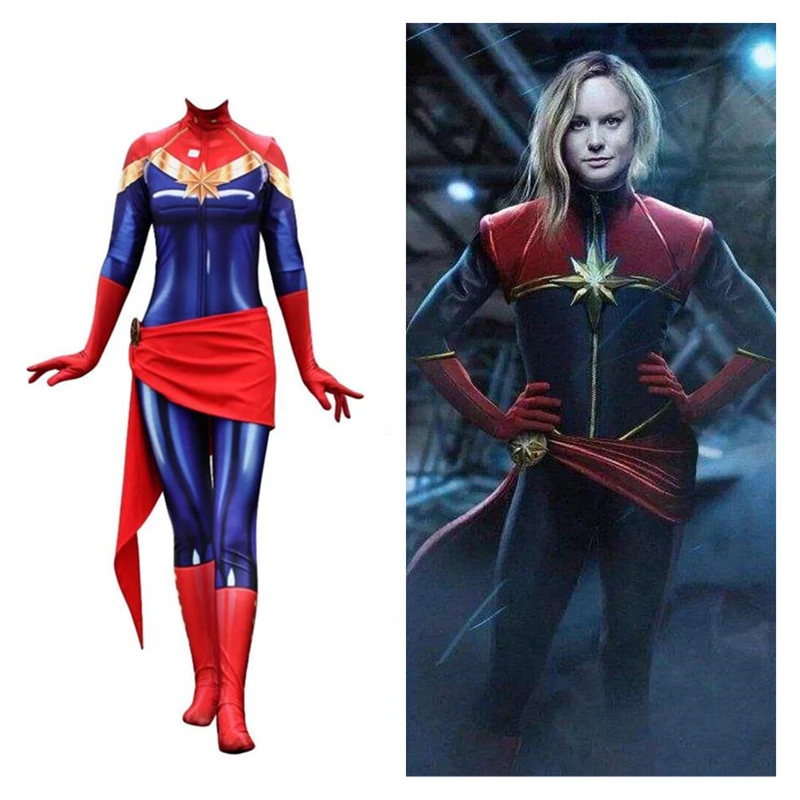 Anime Movie High Quality Captain Marvel Carol Danvers Cosplay Costumes Ms Marvel Women Girls Spandex Jumpsuits Bodysuits Suit
Anime Movie High Quality Captain Marvel Carol Danvers Cosplay Costumes Ms Marvel Women Girls Spandex Jumpsuits Bodysuits Suit
