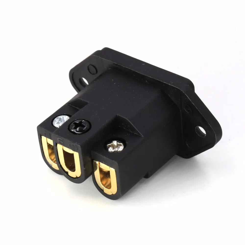 2 шт. входная розетка из чистой меди с золотым покрытием HIFI|viborg audio|power cord audioaudio power |