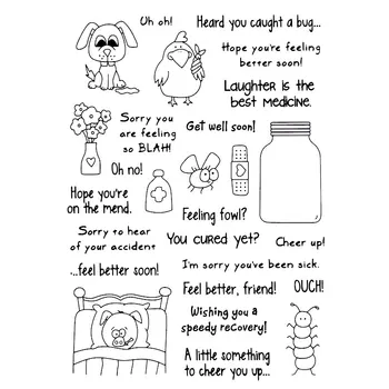 HOPE YOU ARE ON THE MEND GET WELL Scrapbook DIY photo cards account rubber stamp clear stamp transparent Handmade card stamp
HOPE YOU ARE ON THE MEND GET WELL Scrapbook DIY photo cards account rubber stamp clear stamp transparent Handmade card stamp