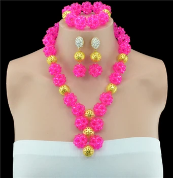 Handmade Rose African Crystal Balls Necklace Set Chunky Beads Pendant Choker Necklace Jewelry Set Free Shipping 10056
Handmade Rose African Crystal Balls Necklace Set Chunky Beads Pendant Choker Necklace Jewelry Set Free Shipping 10056