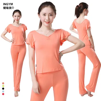 Sweat Yoga Set Women Fitness Clothing Sports Suit Female Costume Short Sleeve Shirts High Waist Leggings Two Piece Set
Sweat Yoga Set Women Fitness Clothing Sports Suit Female Costume Short Sleeve Shirts High Waist Leggings Two Piece Set