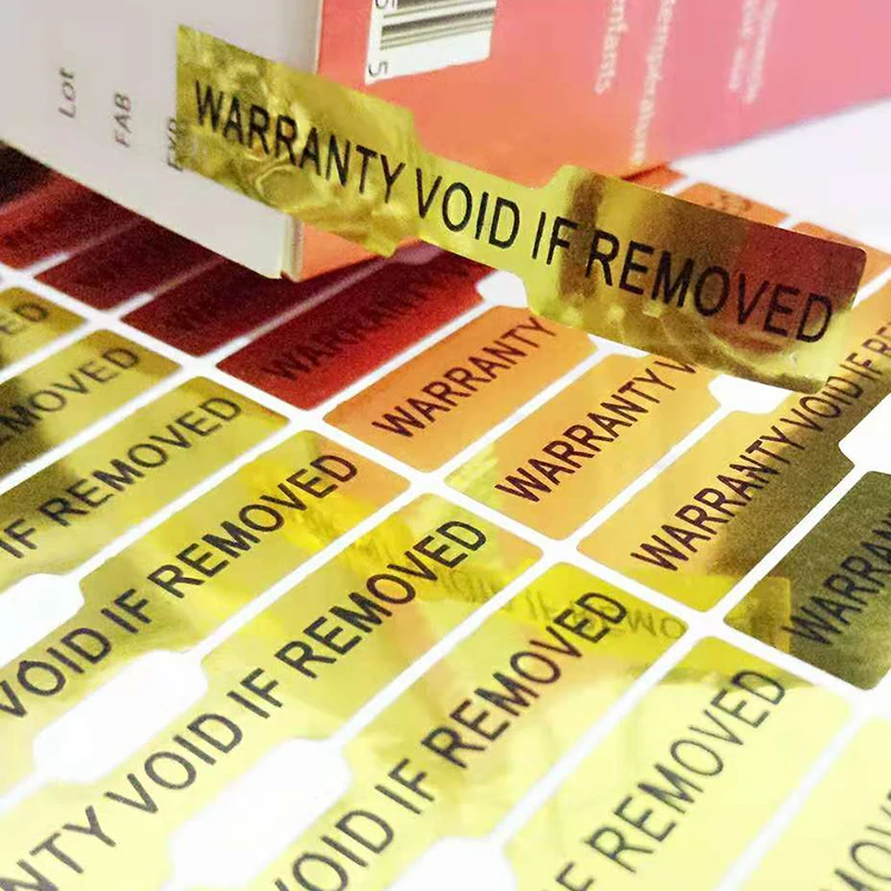 Sealed hologram sticker 1x5cm bone shape WARRANTY VOID IF REMOVED Gold holographic label if remove, leave VOID. Safety stickers
Sealed hologram sticker 1x5cm bone shape WARRANTY VOID IF REMOVED Gold holographic label if remove, leave VOID. Safety stickers