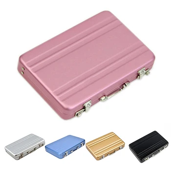 Peerless 1pc Mini Aluminum ID Credit Card Holder Metal Business Suitcase Business Bank Card Name Card Holder Card Stocker
Peerless 1pc Mini Aluminum ID Credit Card Holder Metal Business Suitcase Business Bank Card Name Card Holder Card Stocker