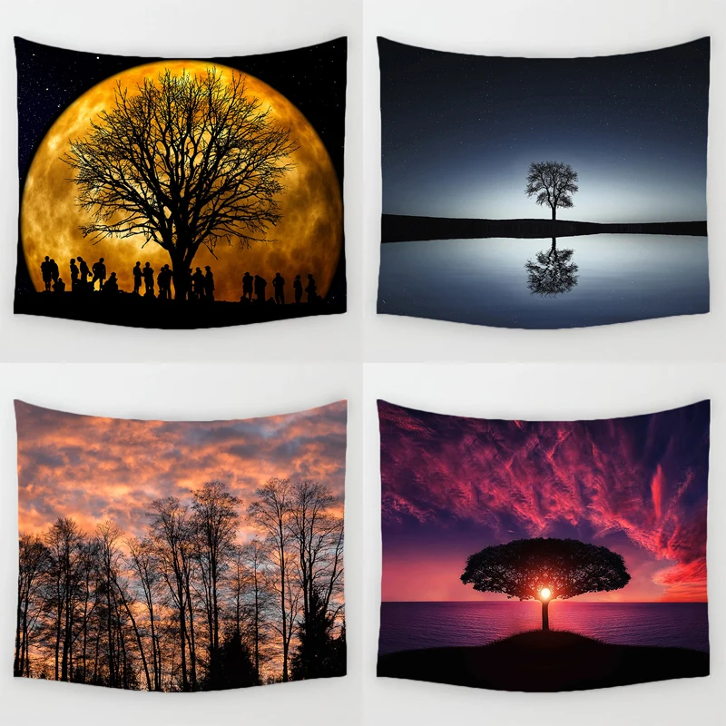 Comwarm Plants Tree Pattern Wall Hanging Gobelin Mural Natural Scenery Durable Printed Polyester Tapestry Livingroom Decor Art
Comwarm Plants Tree Pattern Wall Hanging Gobelin Mural Natural Scenery Durable Printed Polyester Tapestry Livingroom Decor Art