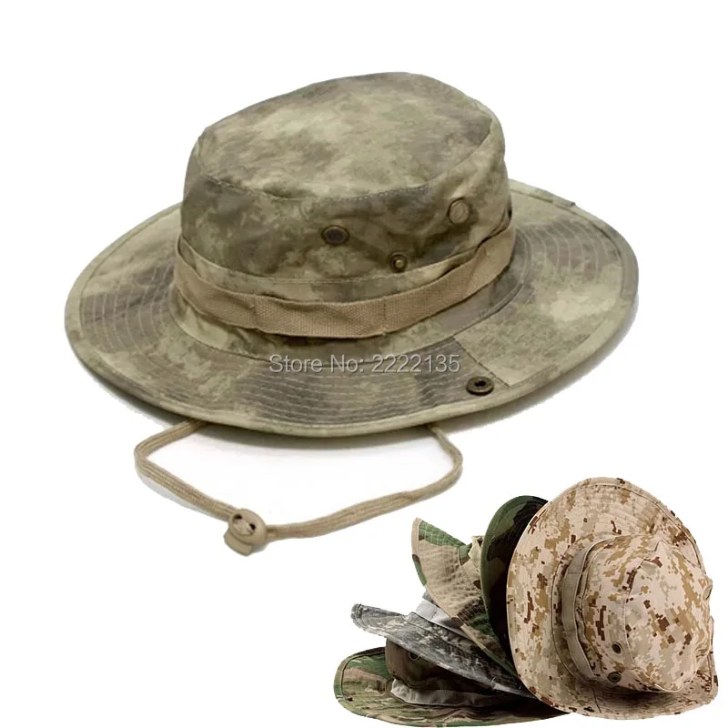 Tactical Airsoft Sniper Camouflage Boonie Hats army cadet Military cap Summer camping Hiking man's Round Nepal Fishing Hat
Tactical Airsoft Sniper Camouflage Boonie Hats army cadet Military cap Summer camping Hiking man's Round Nepal Fishing Hat
