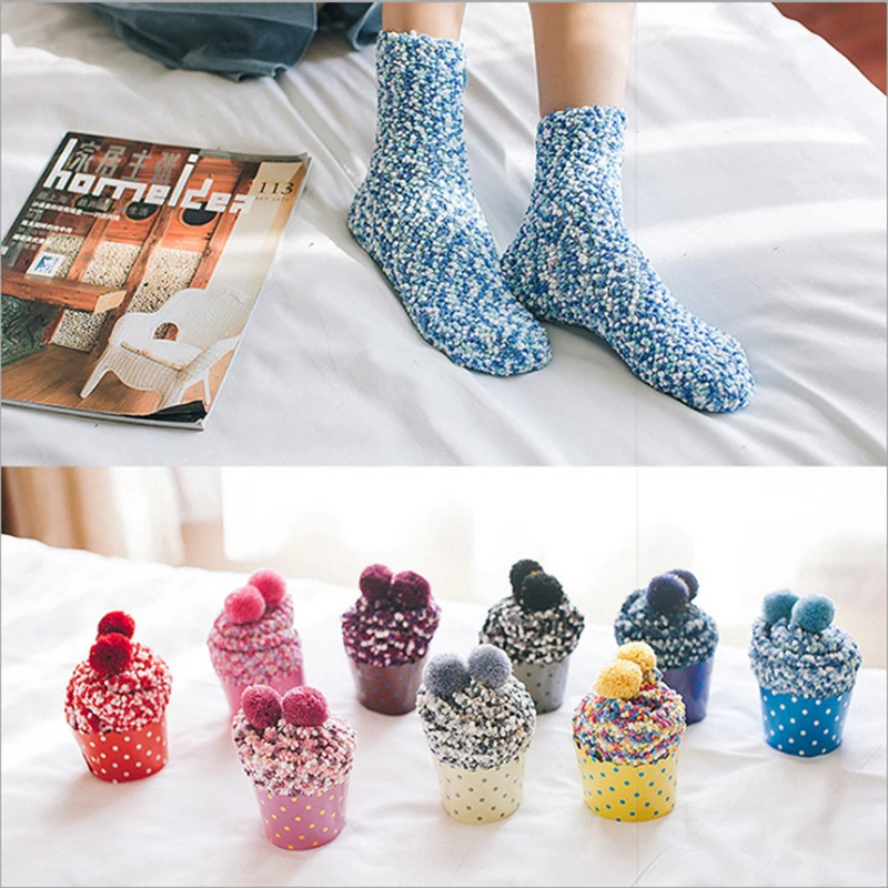 Christmas Lady Home Clothing Accessories 1 pair Candy Women Fluffy Socks Warm Winter Cosy Lounge Bed Socks Xmas Gift
Christmas Lady Home Clothing Accessories 1 pair Candy Women Fluffy Socks Warm Winter Cosy Lounge Bed Socks Xmas Gift