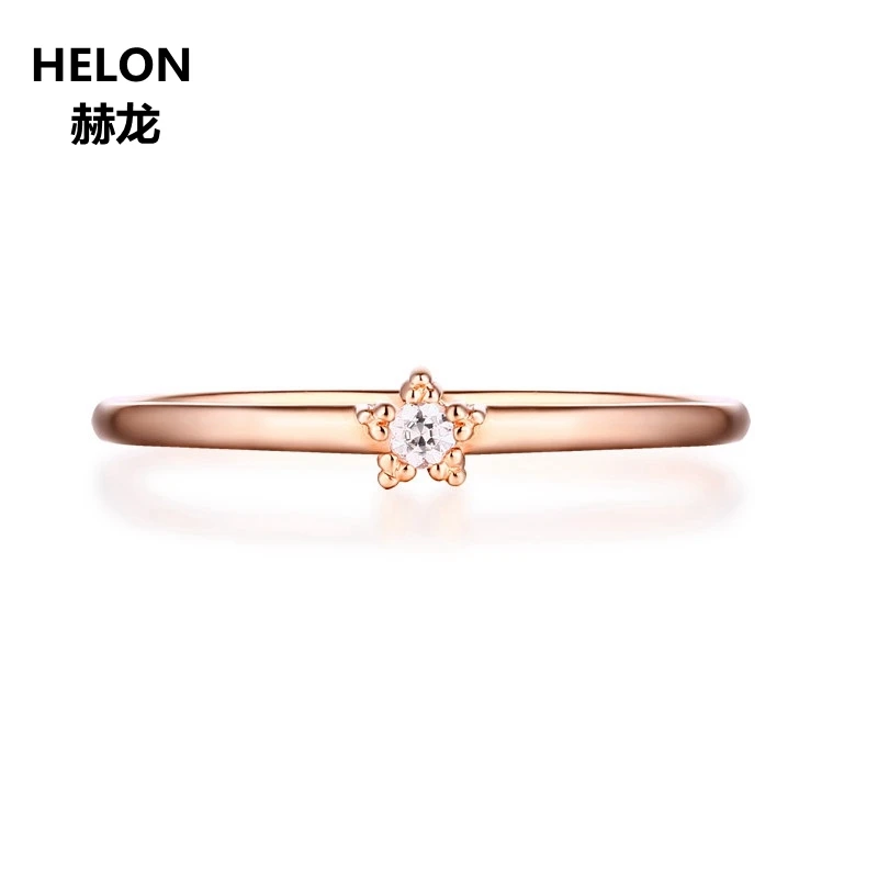 Solid 14k Rose Gold Round Cut SI/H Full Cut Natural Diamond Engagement Wedding Ring for Women Fine Jewelry
Solid 14k Rose Gold Round Cut SI/H Full Cut Natural Diamond Engagement Wedding Ring for Women Fine Jewelry