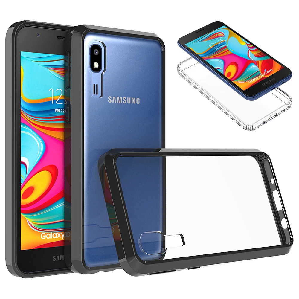For Samsung A2 Core Case Crystal Hybrid Bumper Clear Hard Acrylic Back Cover For Samsung Galaxy A2 Core A2Core A260F Case Coque
For Samsung A2 Core Case Crystal Hybrid Bumper Clear Hard Acrylic Back Cover For Samsung Galaxy A2 Core A2Core A260F Case Coque