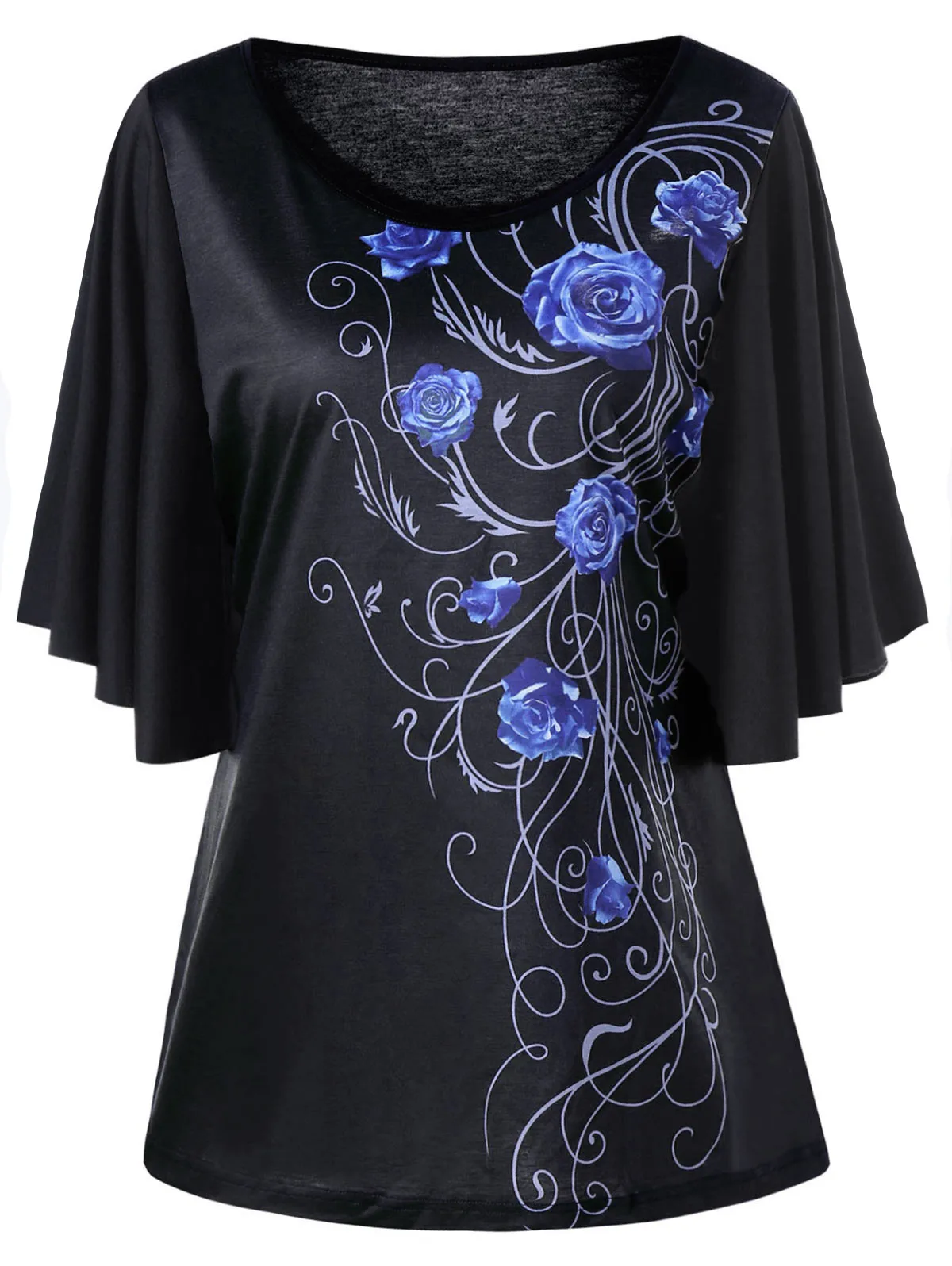 Wipalo Plus Size Tiny Floral Drape Sleeve T-Shirt Women Summer Fashion T-Shirt Drape Sleeve Shhort Sleeve Casual T-Shirt Tops
Wipalo Plus Size Tiny Floral Drape Sleeve T-Shirt Women Summer Fashion T-Shirt Drape Sleeve Shhort Sleeve Casual T-Shirt Tops