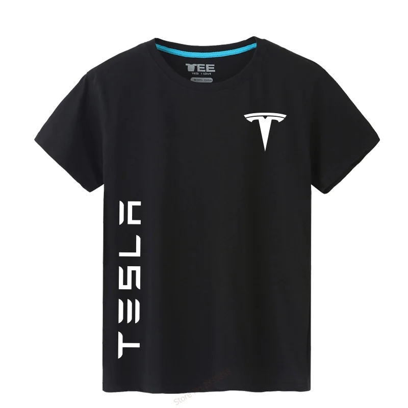 Brand Men's Cotton O-Neck Tops Summer Male Tesla T-shirt short sleeve Casual T shirt top quality
Brand Men's Cotton O-Neck Tops Summer Male Tesla T-shirt short sleeve Casual T shirt top quality