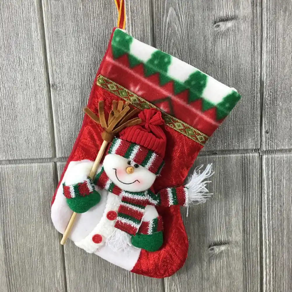 christmas socks gift bag christmas tree pendant decorative socks