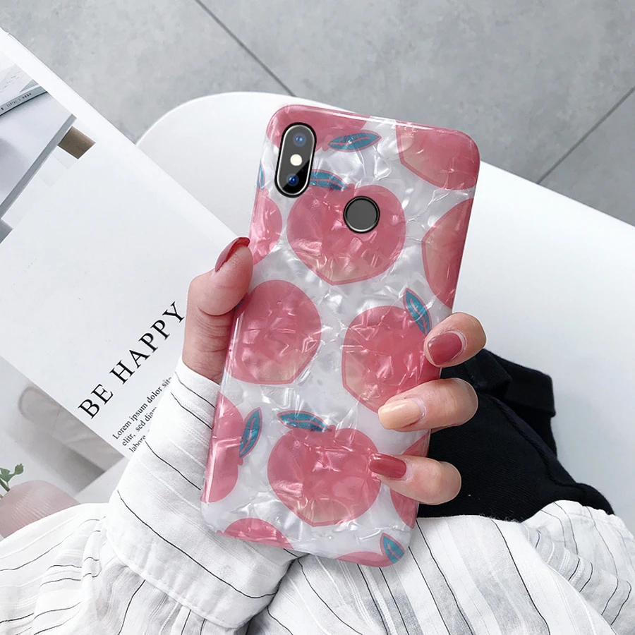 cute peach silicon phone case for xiaomi mi A2 A1 9 8 SE lite play note 3 redmi note 7 case glitter foil soft back cover capa
cute peach silicon phone case for xiaomi mi A2 A1 9 8 SE lite play note 3 redmi note 7 case glitter foil soft back cover capa