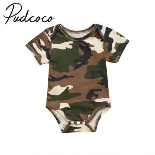 Stylish Newborn Baby Boy Girls Bodysuit Camo Jumpsuit Playsuit Kids Clothes Summer Sunsuit 0-24 Months
Stylish Newborn Baby Boy Girls Bodysuit Camo Jumpsuit Playsuit Kids Clothes Summer Sunsuit 0-24 Months