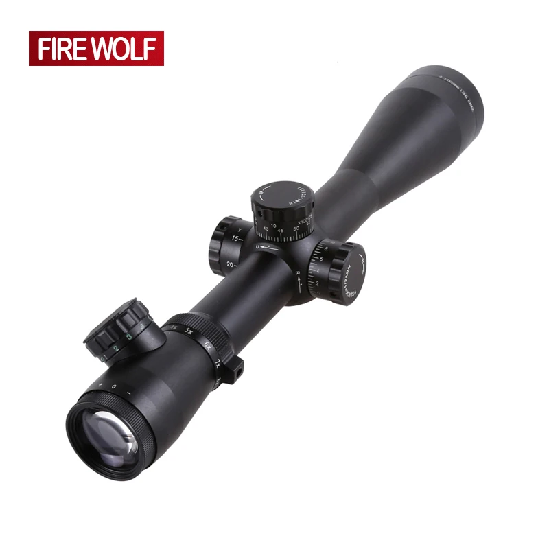 FIRE WOLF M3 4-14X50 Tactical Optics Riflescope Red&Green Dot Reticle Fiber Sight Rifle Scope 30mm Tube
FIRE WOLF M3 4-14X50 Tactical Optics Riflescope Red&Green Dot Reticle Fiber Sight Rifle Scope 30mm Tube