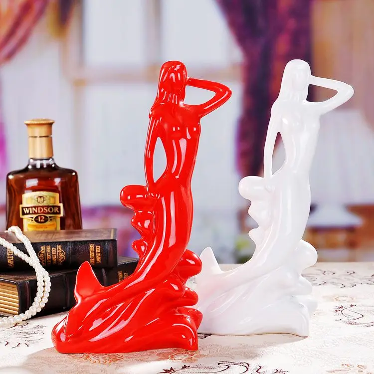 red white ceramic Mermaid home decor crafts room decoration ceramic handicraft ornament porcelain figurines wedding decorations
red white ceramic Mermaid home decor crafts room decoration ceramic handicraft ornament porcelain figurines wedding decorations