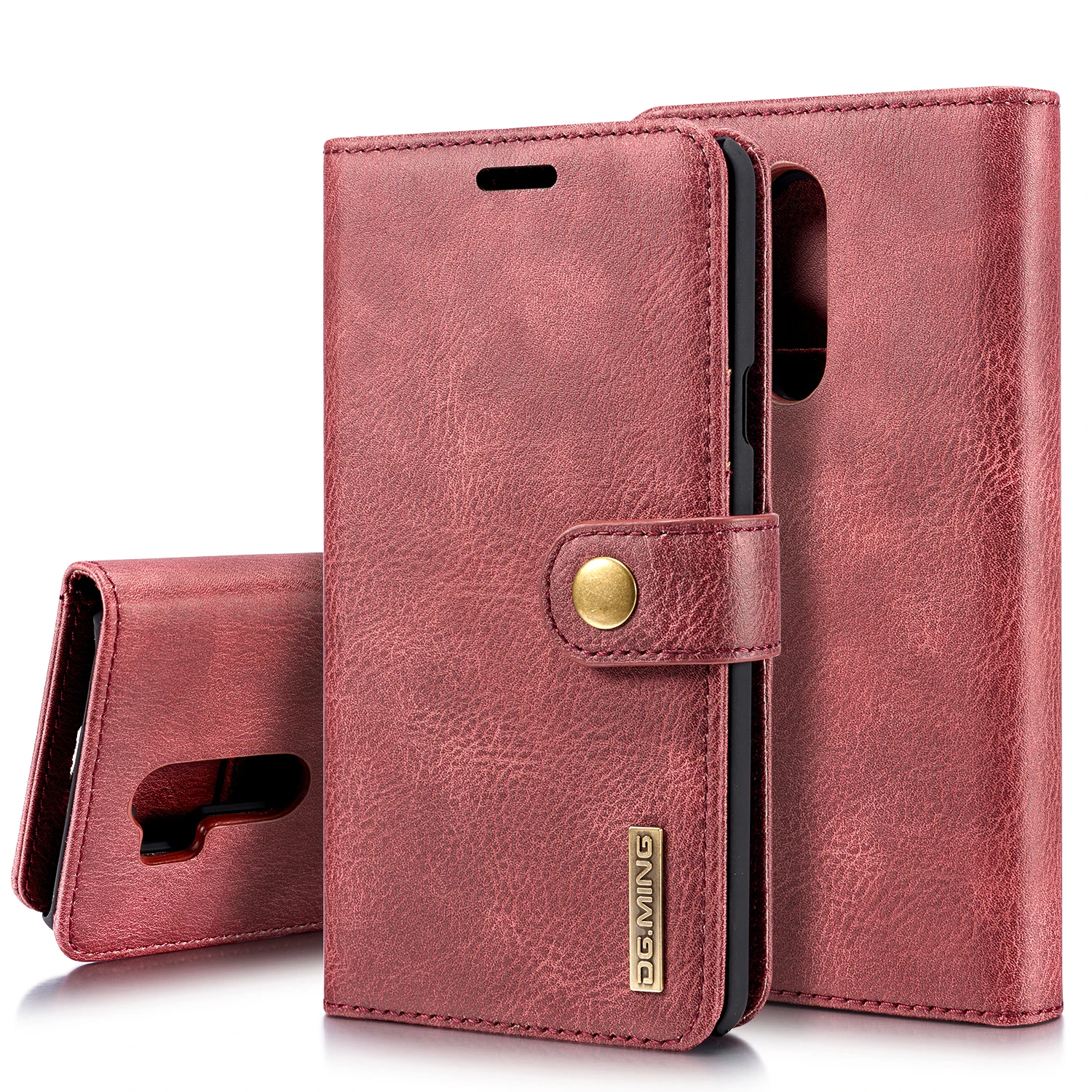 For LG V30 Plus V20 G6 G7 ThinQ Compact PU Retro Luxury Leather Book Stand Wallet Detachable Magnetic 2 in 1 Card Case Cover
For LG V30 Plus V20 G6 G7 ThinQ Compact PU Retro Luxury Leather Book Stand Wallet Detachable Magnetic 2 in 1 Card Case Cover