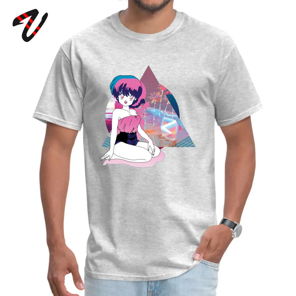 Vaporwave Anime Girl V Tops Tees Classic Design Wild Boar Sleeve Jojo Bizarre Adventure Men T Shirts Casual Tshirts Aliexpress