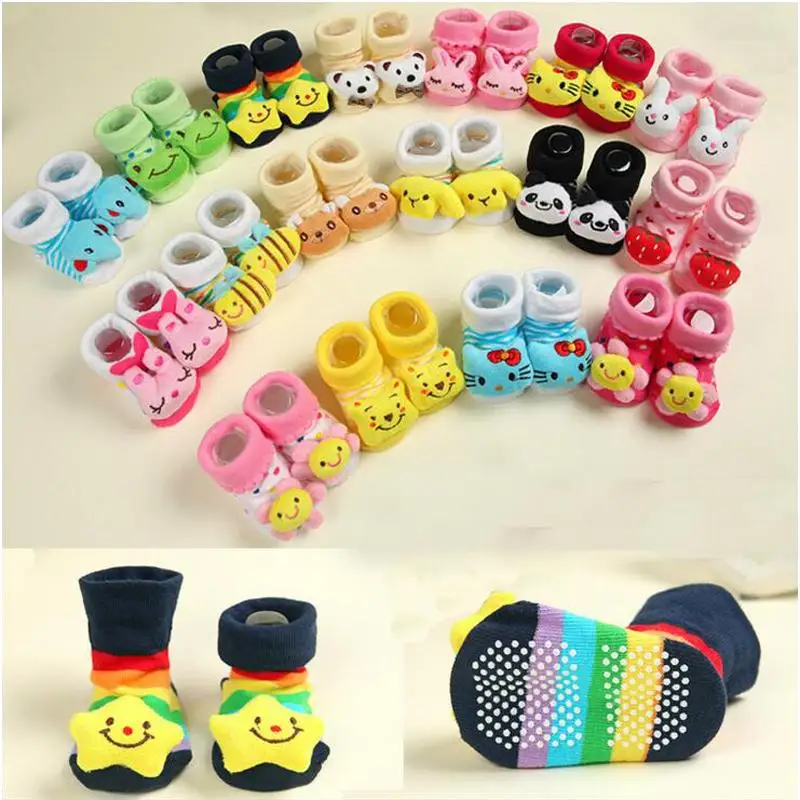 Cute Cartoon Animal Anti slip Rubber Cotton Socks Walking Shoes f. Newborn Baby Infant Toddler Child Kids Girls Boys 0-18 months
Cute Cartoon Animal Anti slip Rubber Cotton Socks Walking Shoes f. Newborn Baby Infant Toddler Child Kids Girls Boys 0-18 months
