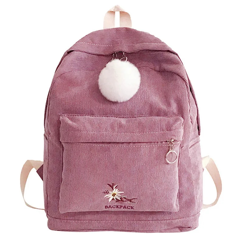 2019 New Corduroy Women Backpack Pure Color Women Travel Bag Fashion Double Backpack Female Mochila Bagpack Pack Design
2019 New Corduroy Women Backpack Pure Color Women Travel Bag Fashion Double Backpack Female Mochila Bagpack Pack Design