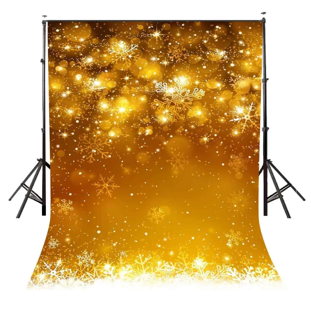 

5x7ft Simple Brown Backdrop Minimalistic Brown Snowflake Glitter Photography Background and Studio Photography Backdrop Props