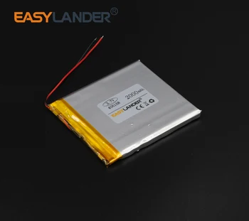 4x61x68mm 3.7V 2000mAh Polymer Li-ion Battery For Bluetooth Notebook Tablet PC iPAQ E-Book Power Bank PDA Portable DVD 406168
4x61x68mm 3.7V 2000mAh Polymer Li-ion Battery For Bluetooth Notebook Tablet PC iPAQ E-Book Power Bank PDA Portable DVD 406168