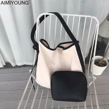 AIMIYOUNG Women Bucket Handbags Canvas Shoulder Bags Crossbody Bag For Women Messenger Bags Bolsa Feminina Bolsos Mujer
AIMIYOUNG Women Bucket Handbags Canvas Shoulder Bags Crossbody Bag For Women Messenger Bags Bolsa Feminina Bolsos Mujer
