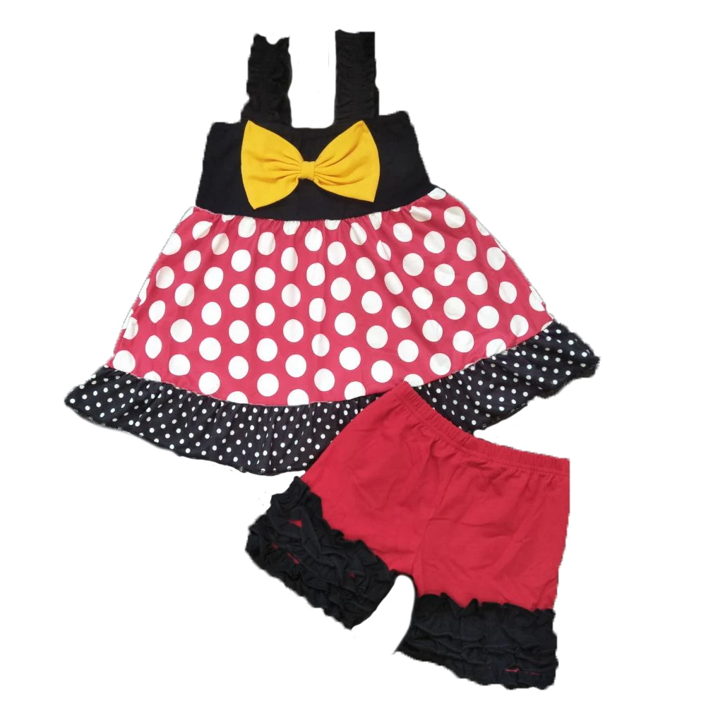 Children's New Design Sling Chest with Bow Polka Dot Design Shorts Beautiful Girl Set
Children's New Design Sling Chest with Bow Polka Dot Design Shorts Beautiful Girl Set