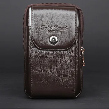 High Quality Cell/Mobile Phone Case Men Fanny Pack Waist Bag Pocket Bum Cigarette Pouch Genuine Leather Purse Hip Belt Bags
High Quality Cell/Mobile Phone Case Men Fanny Pack Waist Bag Pocket Bum Cigarette Pouch Genuine Leather Purse Hip Belt Bags