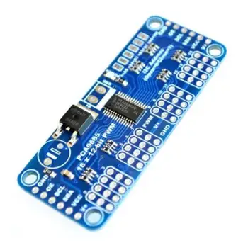 1pcs/lot 16 Channel 12-bit PWM/Servo Driver-I2C interface-PCA9685 for arduino or Raspberry pi shield module servo shield
1pcs/lot 16 Channel 12-bit PWM/Servo Driver-I2C interface-PCA9685 for arduino or Raspberry pi shield module servo shield