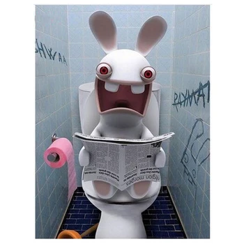 Diamond Painting Toilet Rabbits Cross Stitch Diamond Embroidery beadwork Full Mosaic kit Picture Of Rhinestone Painting JS3078
Diamond Painting Toilet Rabbits Cross Stitch Diamond Embroidery beadwork Full Mosaic kit Picture Of Rhinestone Painting JS3078