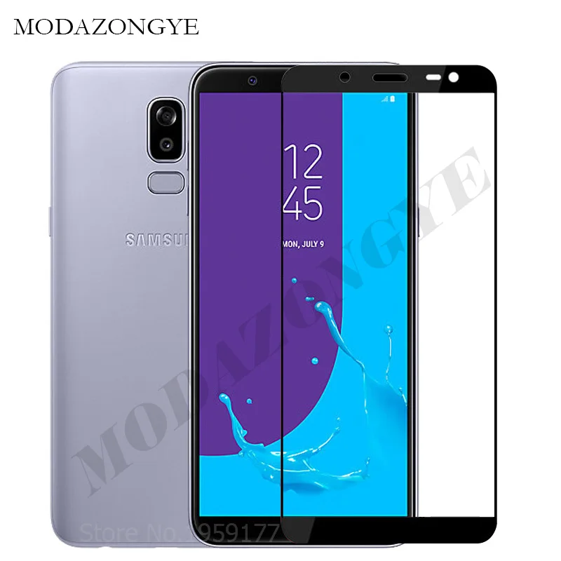 Tempered Glass For Samsung J8 2018 Screen Protector Samsung Galaxy J8 2018 J 8 J810F SM-J810F J810 Screen Protector Full Cover (6)