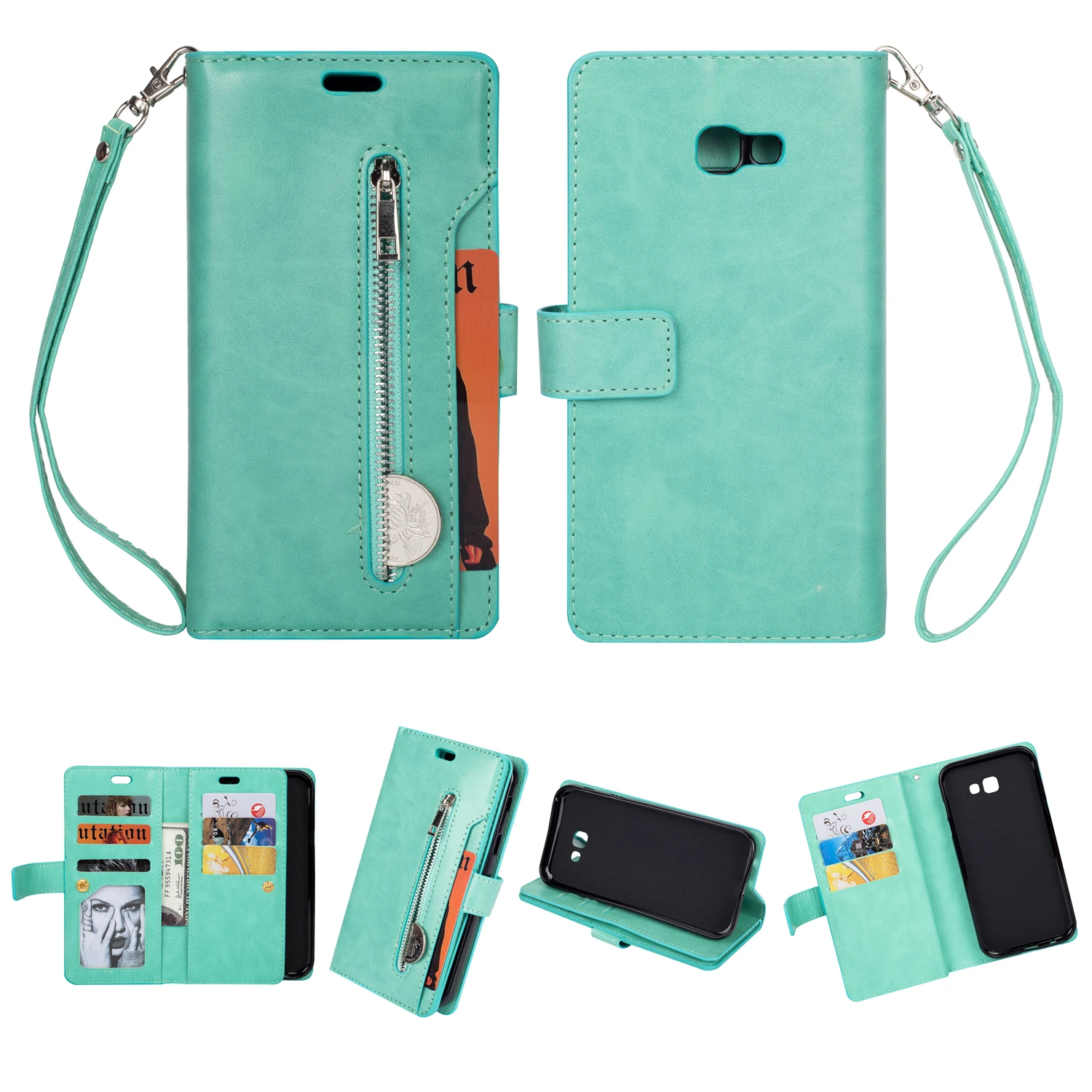 PU Leather Zip Bag For Samsung Galaxy A5 A7 2017 Flip Wallet Cases With Card Slots Money Pocket Wrist Strap Soft Back Cover Capa
PU Leather Zip Bag For Samsung Galaxy A5 A7 2017 Flip Wallet Cases With Card Slots Money Pocket Wrist Strap Soft Back Cover Capa