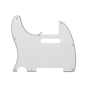 NEW Left Handed Guitar Pickguard Scratch Plate White 3Ply for American/Mexican Standard FD Tele Style Guitar Parts
NEW Left Handed Guitar Pickguard Scratch Plate White 3Ply for American/Mexican Standard FD Tele Style Guitar Parts