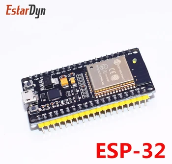 10pcs ESP-32 ESP32 Wireless WiFi Bluetooth Development Board 2.4GHz CP2102 Micro USB Dual Core Module ESP-32S Similar ESP8266
10pcs ESP-32 ESP32 Wireless WiFi Bluetooth Development Board 2.4GHz CP2102 Micro USB Dual Core Module ESP-32S Similar ESP8266