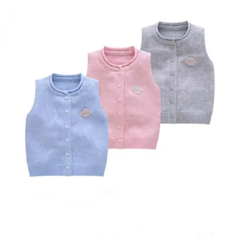 Buttons Baby Sweater Waistcoat Solid Color Baby Girl Vest Beautiful Baby Boy Outfit O-Neck Knitted Clothes 5Colors for 1-4T
Buttons Baby Sweater Waistcoat Solid Color Baby Girl Vest Beautiful Baby Boy Outfit O-Neck Knitted Clothes 5Colors for 1-4T
