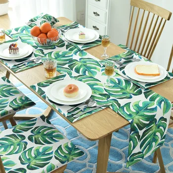 High Quality Cotton Table Runner Tropical Leaves Table Decoration For Home Party Wedding Christmas Decor Tablecloth Table Runner
High Quality Cotton Table Runner Tropical Leaves Table Decoration For Home Party Wedding Christmas Decor Tablecloth Table Runner
