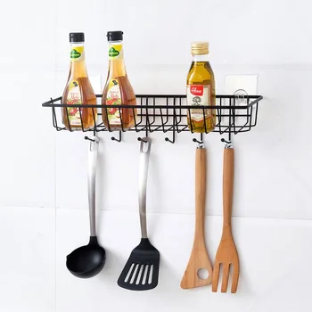 OTHERHOUSE Kitchen Storage Rack Shelf With Hooks Hangers Seasoning Bottles Holder Cooker Holder Bathroom Kitchen Organizer Iron
OTHERHOUSE Kitchen Storage Rack Shelf With Hooks Hangers Seasoning Bottles Holder Cooker Holder Bathroom Kitchen Organizer Iron
