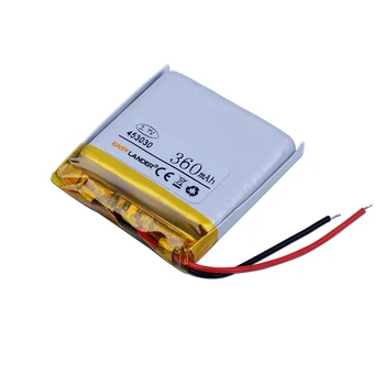 453030 3.7V 360mAh Rechargeable Li-Polymer Li-ion Battery For mp3 mp4 mp5 mouse Bracelet Wrist Watch DVR GPS PDA 452929 453131
453030 3.7V 360mAh Rechargeable Li-Polymer Li-ion Battery For mp3 mp4 mp5 mouse Bracelet Wrist Watch DVR GPS PDA 452929 453131