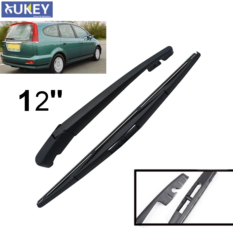 Xukey 12" Rear Windscreen Wiper Blade Arm Set Kit Fit For Honda Stream MK 1 2001 2002 2003 2004 2005 2006 Windshield Wiper Set
Xukey 12" Rear Windscreen Wiper Blade Arm Set Kit Fit For Honda Stream MK 1 2001 2002 2003 2004 2005 2006 Windshield Wiper Set