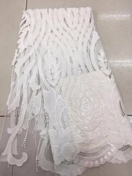 Seven colors African French lace fabric, high quality laser-embroidered African tulle lace fabric and French bridal party dress
Seven colors African French lace fabric, high quality laser-embroidered African tulle lace fabric and French bridal party dress