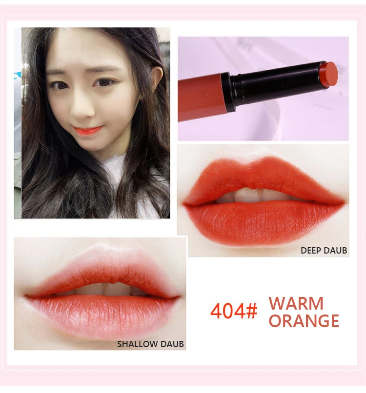HOLD LIVE Matte Lipstick Pencil 5 Colors Press Long Lasting Lip Stick Pen Waterproof Pigment Red Lips Makeup Korean Maquiagem (8)