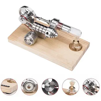 Mini Stirling Engine DIY Creative Motor Model Educational Heat Steam Engine Funny Power Toys for Children Kids Adult
Mini Stirling Engine DIY Creative Motor Model Educational Heat Steam Engine Funny Power Toys for Children Kids Adult