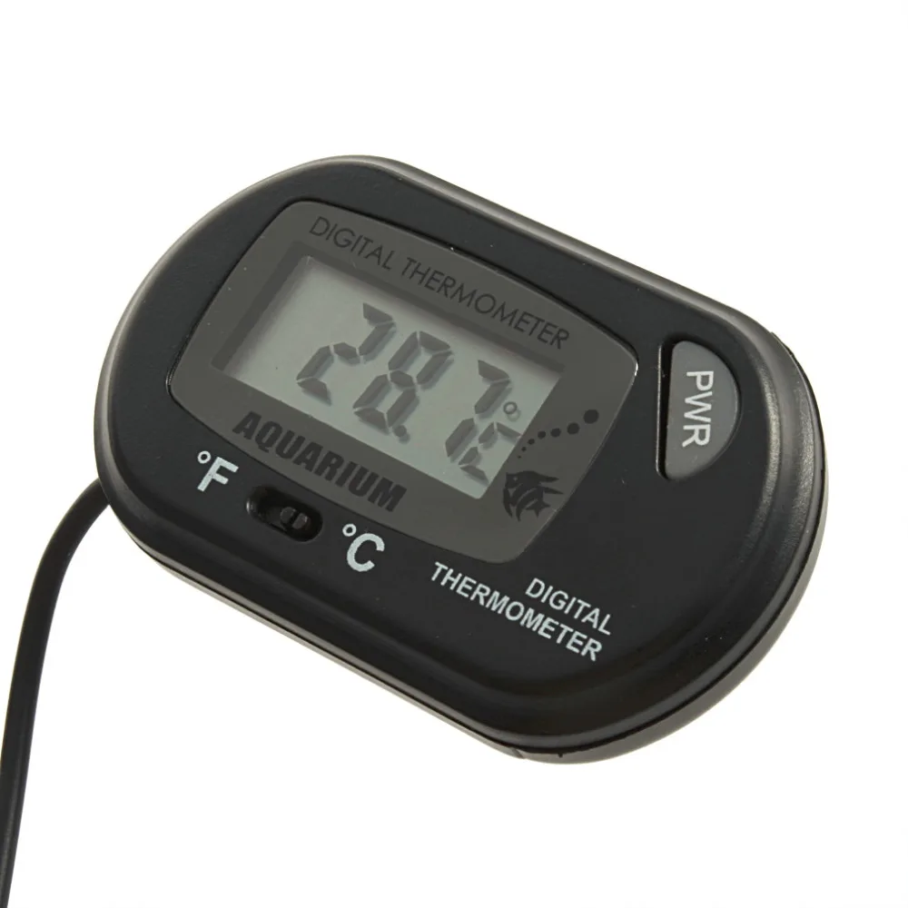 Mini Aquarium Fish Tank Water Submersible Waterproof Digital LCD Thermometer Little Sensor Wired Blue/Black/Yellow
Mini Aquarium Fish Tank Water Submersible Waterproof Digital LCD Thermometer Little Sensor Wired Blue/Black/Yellow